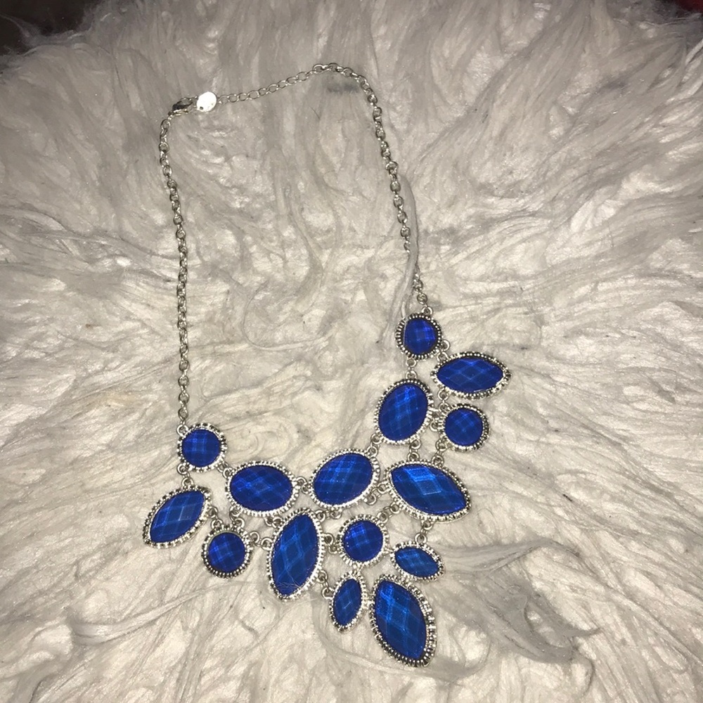 Blue Bubble Necklace